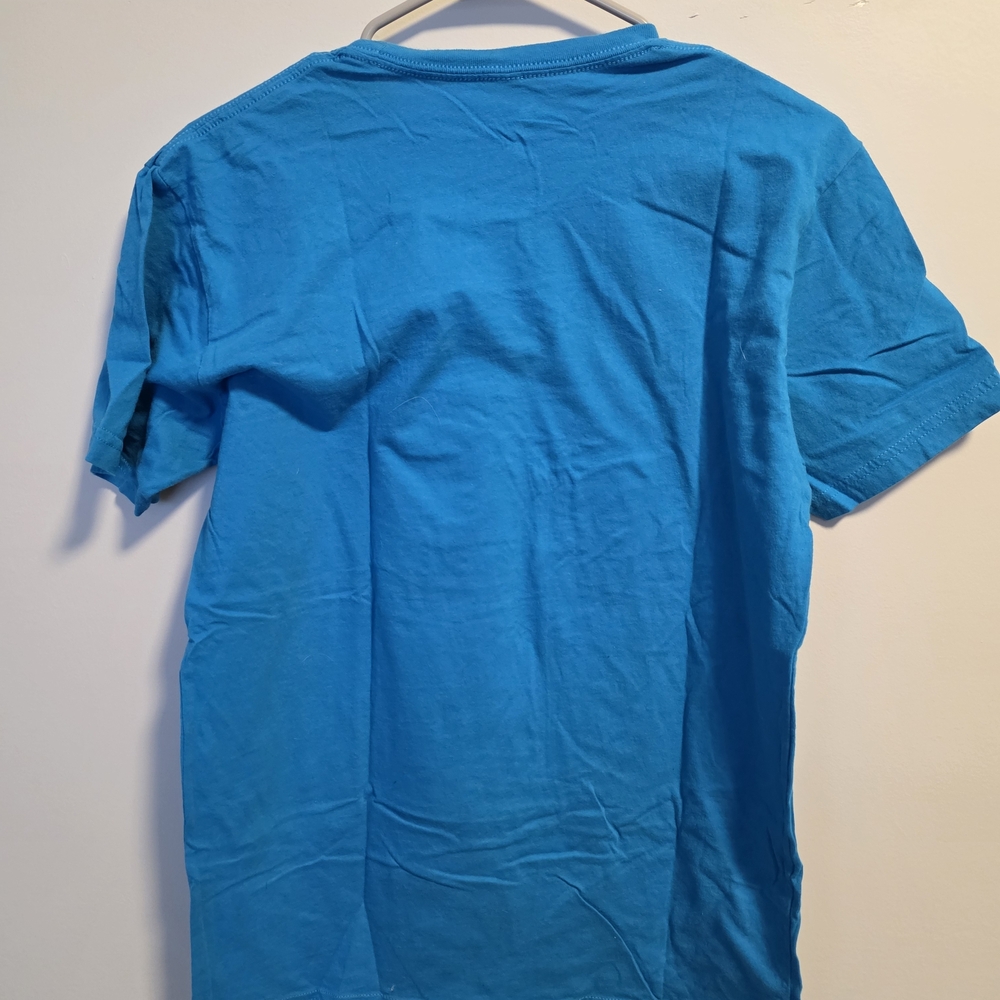 Adventure Time Cartoon Network Blue Cartoon Graphic Tee - Picture 3 of 3